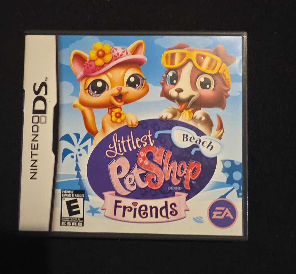 Littlest Pet Shop Friends Beach (Nintendo DS) - - Blue/Pink Artwork